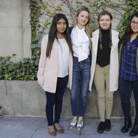 Juleysi, Janet, Jaqui, Fernanda en la presentación del reality "Quiero ser Monja'