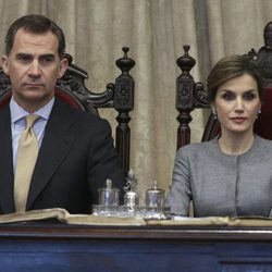 Los Reyes Felipe y Letizia en la Universidad de Salamanca