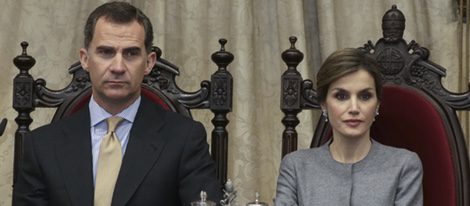 Los Reyes Felipe y Letizia en la Universidad de Salamanca