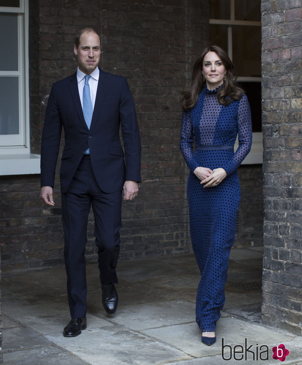 Los Duques de Cambridge en una recepción en el Palacio de Kensington en Londres