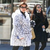 Kris Jenner durante sus vacaciones en la nieve en Colorado