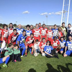 Famosos en el Partido Solidario del Orfanato de Malabo