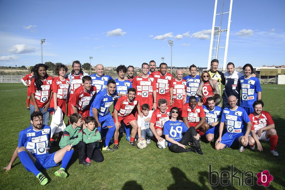 Famosos en el Partido Solidario del Orfanato de Malabo