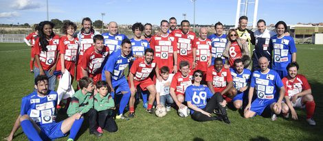 Famosos en el Partido Solidario del Orfanato de Malabo