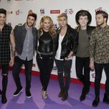 Auryn junto a Anastacia en la Noche Cadena 100 en Madrid