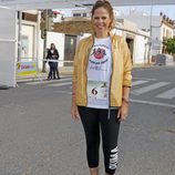 Pastora Soler en una carrera solidaria en Coria del Río