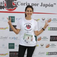 María José Suárez en una carrera solidaria en Coria del Río