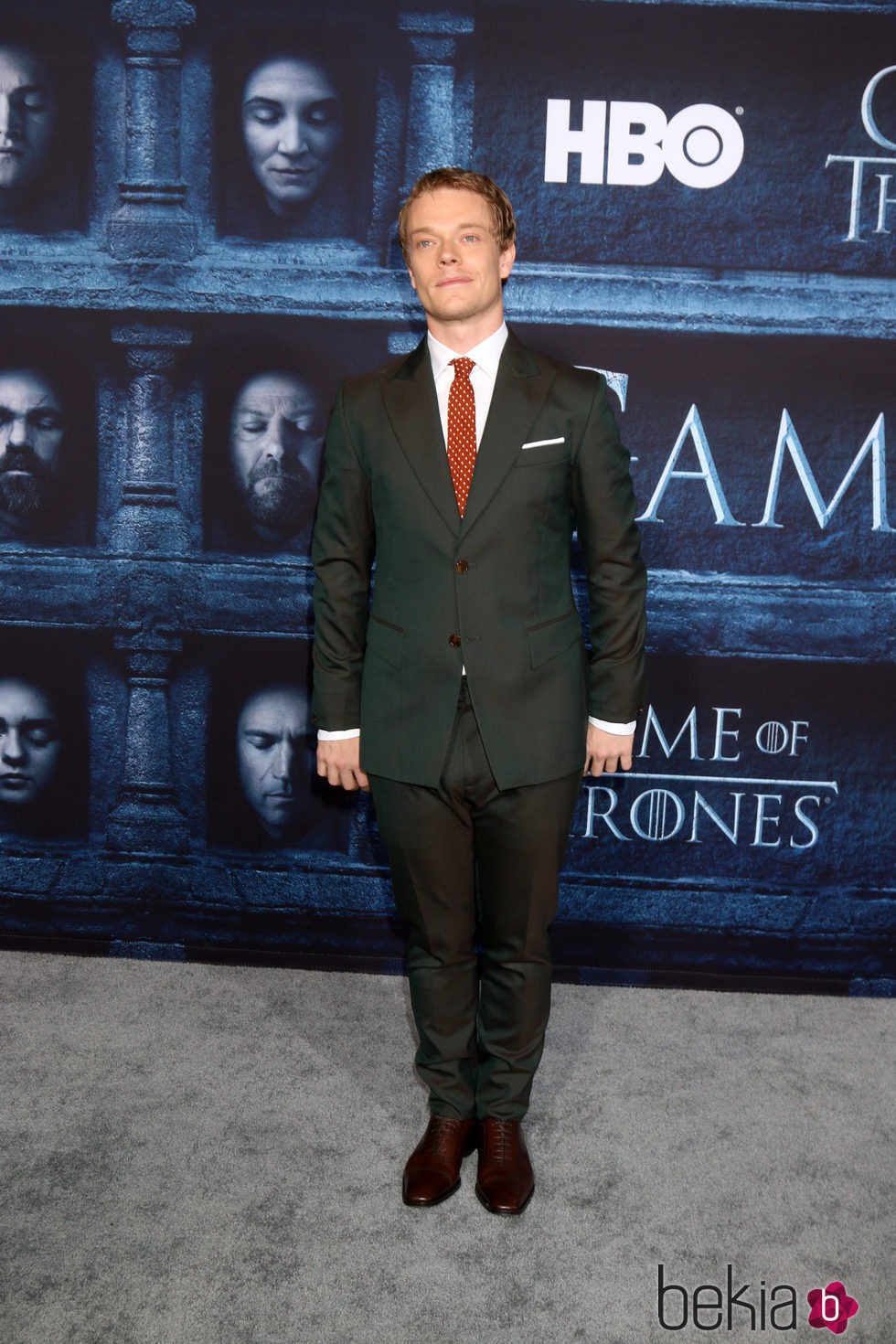 Alfie Allen en la premiere de la sexta temporada de 'Juego de Tronos'