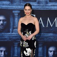 Emilia Clarke en la premiere de la sexta temporada de 'Juego de Tronos'.