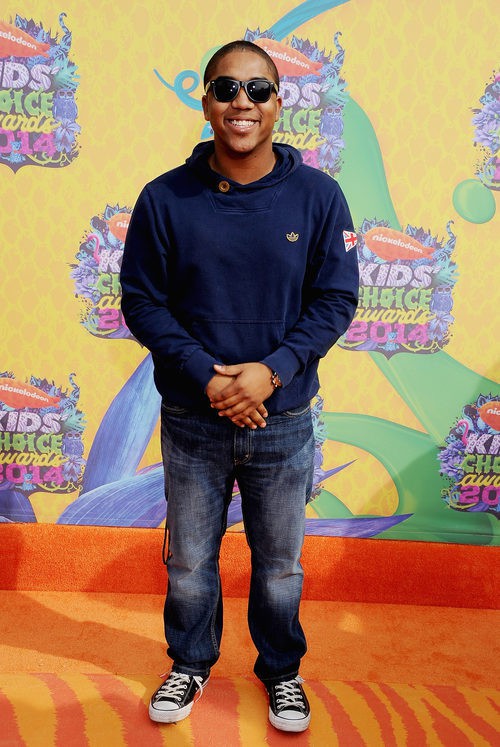 Christopher Massey en los Premios Nickedoleon 2014