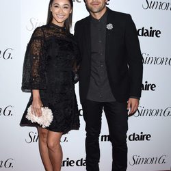 Jesse Metcalfe y Cara Santana  en la fiesta de Marie Claire 'Fresh Faces' en Los Ángeles