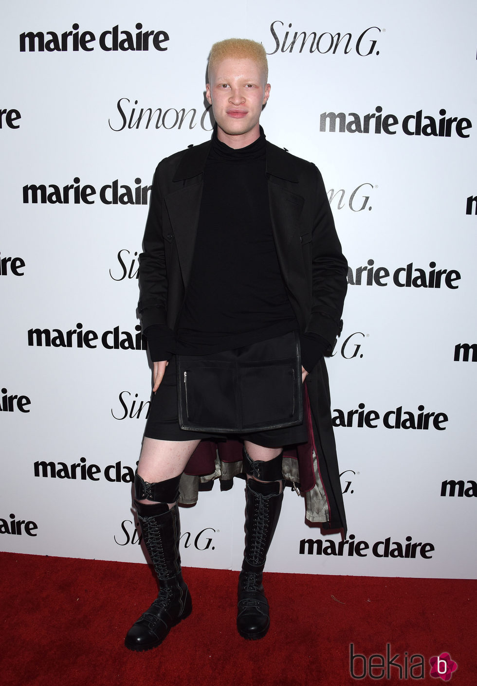 Shaun Ross en la fiesta de Marie Claire 'Fresh Faces' en Los Ángeles