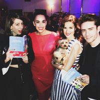 Marta Torné junto a Pelayo Díaz, Natalia Ferviú y Cristina Rodríguez en la presentación de 'Marta & Rufus'