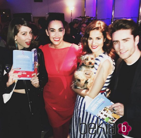 Marta Torné junto a Pelayo Díaz, Natalia Ferviú y Cristina Rodríguez en la presentación de 'Marta & Rufus'