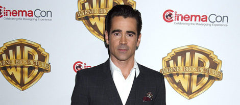 Colin Farrell en la fiesta Warner en la CinemaCon 2016 en Las Vegas