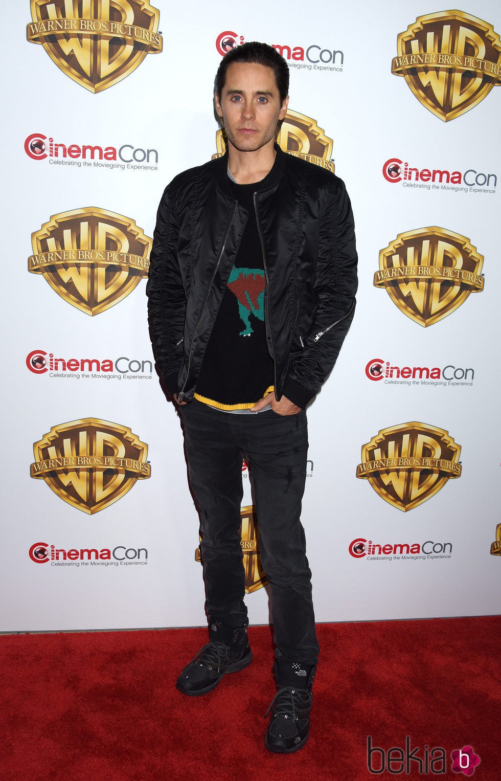 Jared Leto en la fiesta Warner en la CinemaCon 2016 en Las Vegas