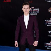 Tom Holland en el estreno de 'Capitán América: Civil War'