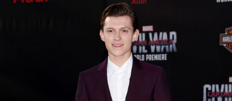 Tom Holland en el estreno de 'Capitán América: Civil War'