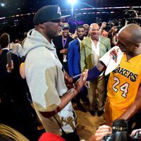 Lamar Odom en el último partido de Kobe Bryant en los Lakers