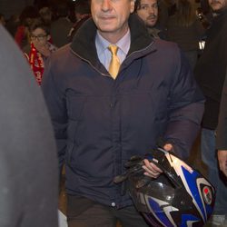 Cayetano Martínez de Irujo en el partido de Champions entre el Atlético de Madrid y el Barça