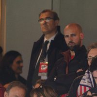 Gonzalo Miró en el partido de Champions entre el Atlético de Madrid y el Barça