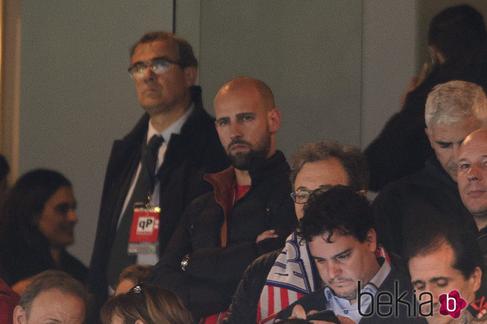 Gonzalo Miró en el partido de Champions entre el Atlético de Madrid y el Barça