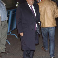 Juan José Hidalgo en el partido de Champions entre el Atlético de Madrid y el Barça