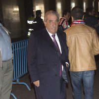 Juan José Hidalgo en el partido de Champions entre el Atlético de Madrid y el Barça