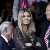 Carla Pereyra en el partido de Champions entre el Atlético de Madrid y el Barça