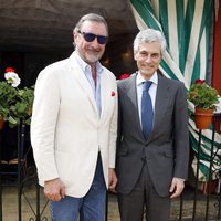 Carlos Herrera y Adolfo Suárez Illana en la Feria de Abril 2016