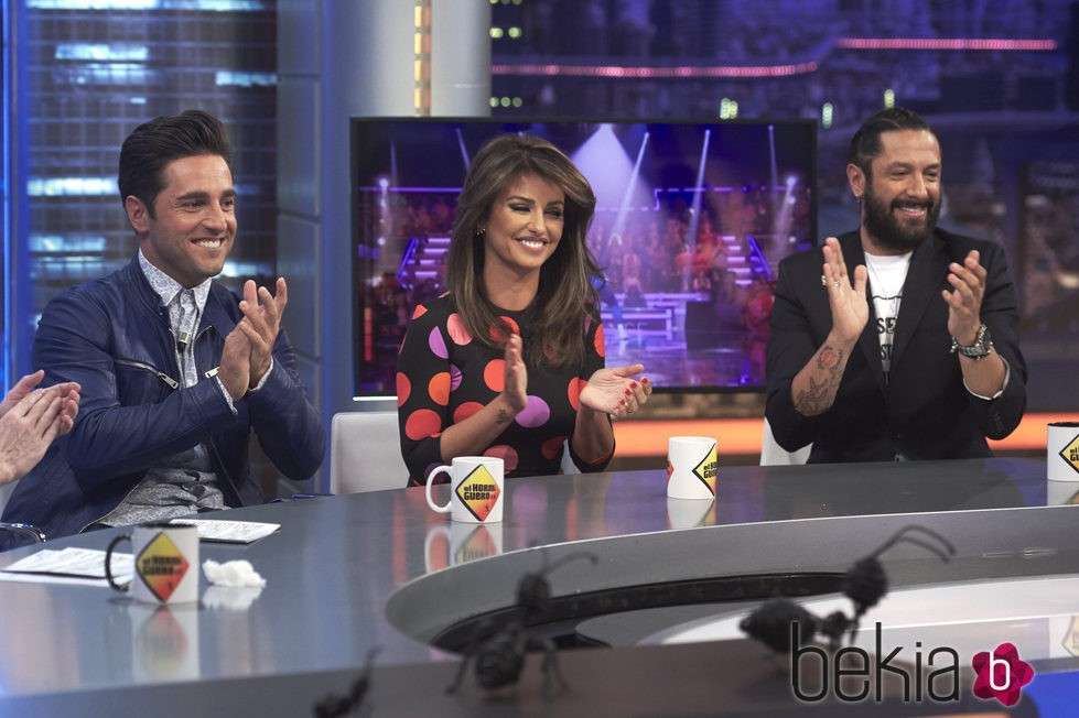 David Bustamante, Mónica Cruz y Rafael Amargo en 'El Hormiguero'