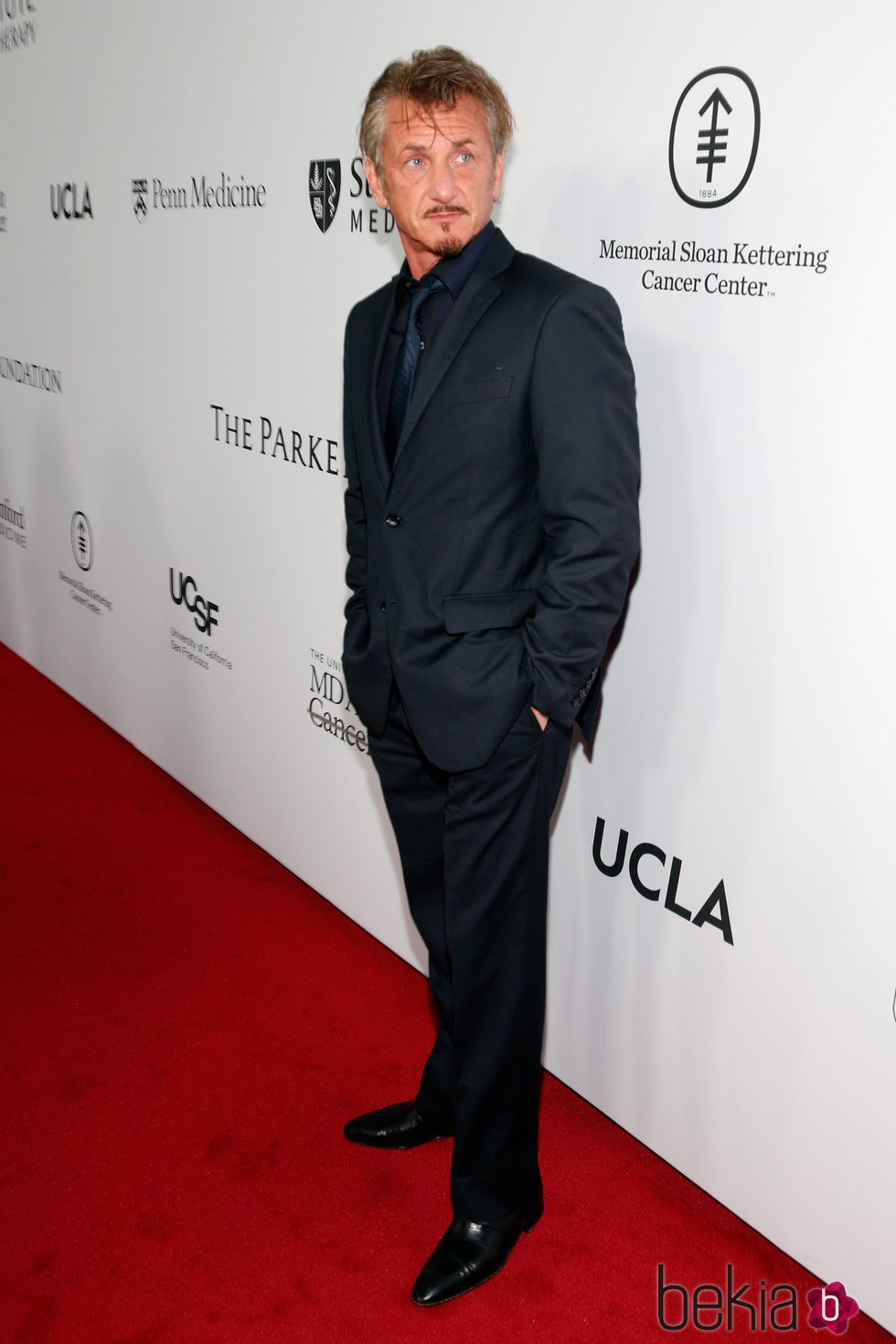 Sean Penn en la gala benéfica de la Fundación Parker en Los Ángeles