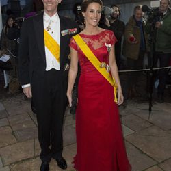 Joaquín y Marie de Dinamarca en la cena de Estado en honor el presidente de México Enrique Peña Nieto