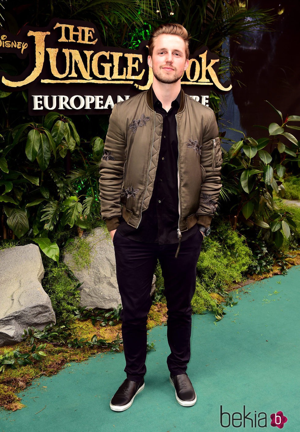 Marcus Butler en la presentación del 'El Libro de la Selva'  en Londres