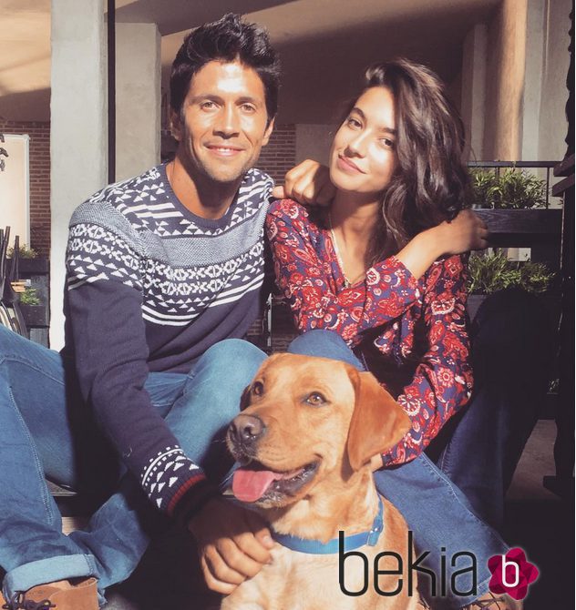 Rocio Crusset y Fernando Verdasco posan juntos para la campaña 'Keep in touch' de Sprinfield