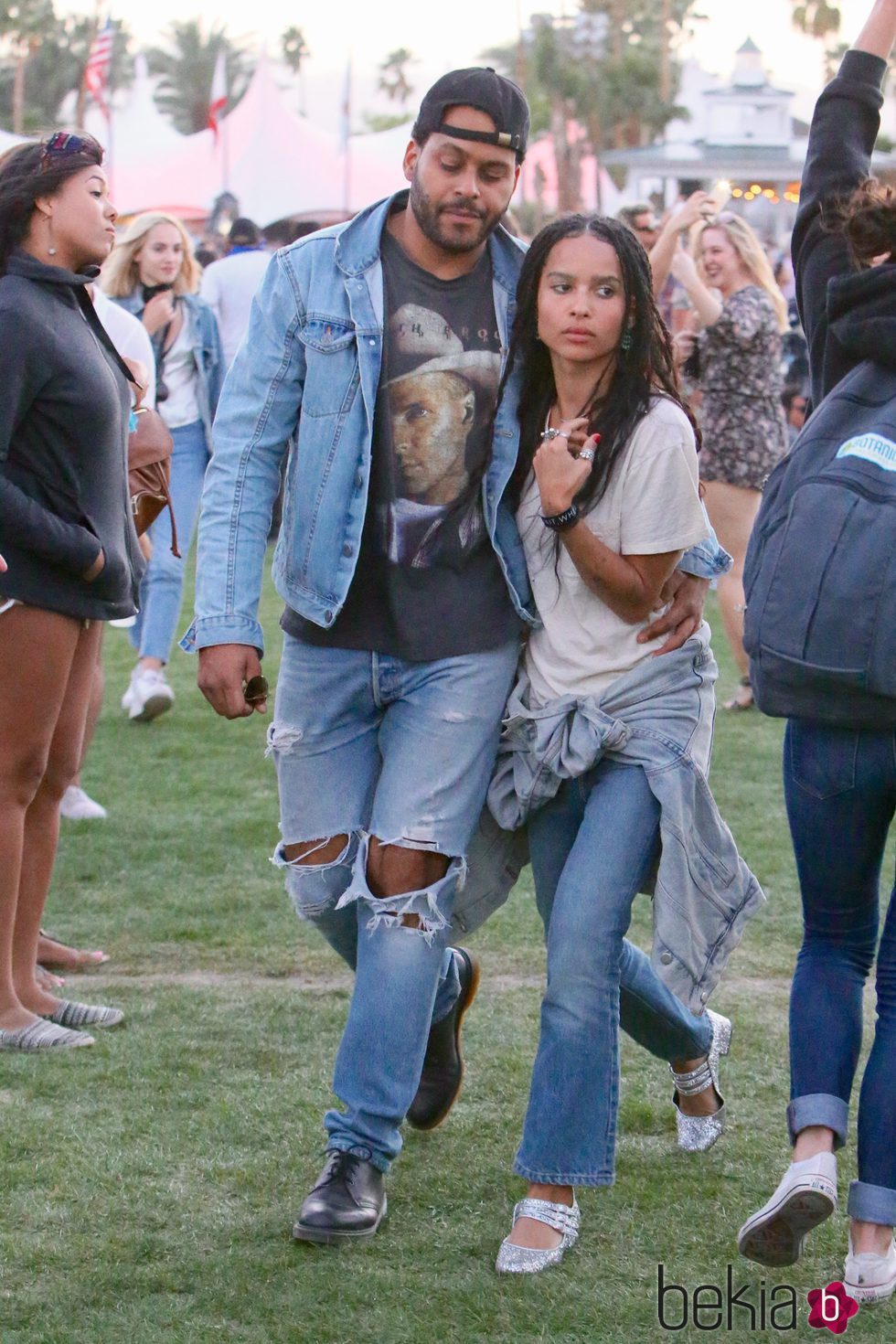 Zoë Kravitz en el festival de Coachella 2016