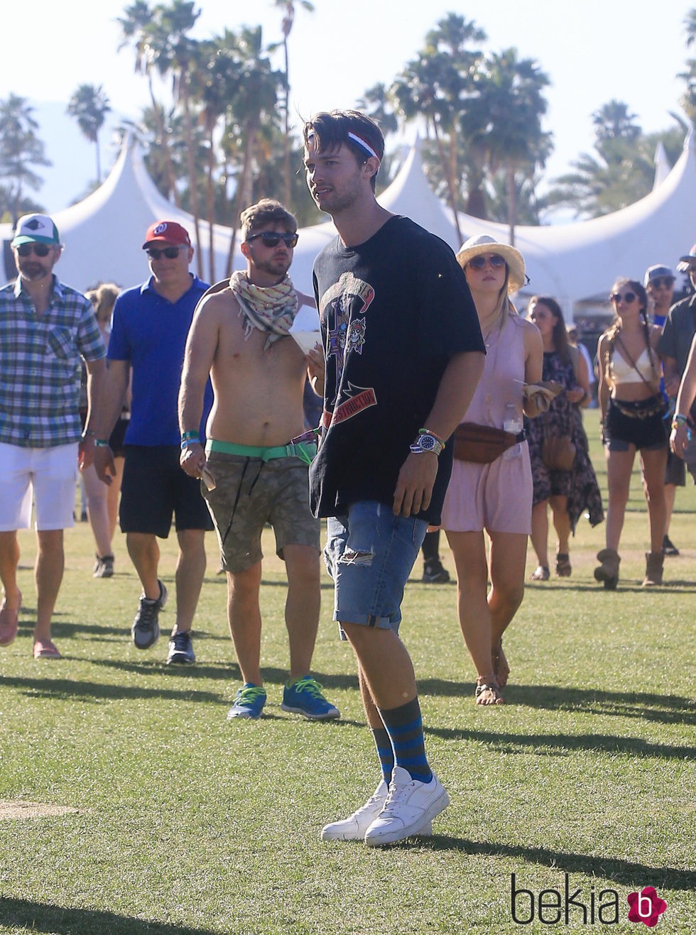 Patrick Schwarzenegger en el festival de Coachella 2016