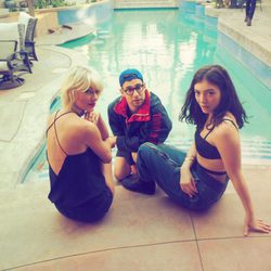 Taylor Swift, Jack Antonoff y Lorde en el festival de Coachella 2016