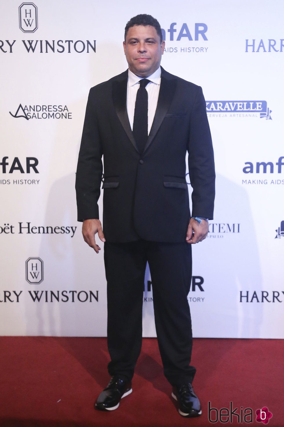 Ronaldo en la Gala amfAR 2016 de Sao Paulo