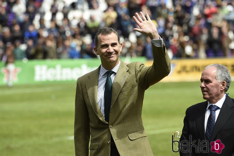 El Rey Felipe en la final de la Copa del Rey de Rugby 2016