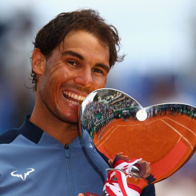 Rafa Nadal celebrando el Masters 1000 Montecarlo 2016