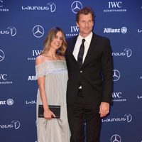 Jens Lehmann and Conny Lehmann en los Premios Laureus 2016 en Berlín