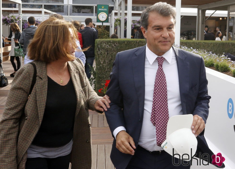 Joan Laporta en el Torneo Conde de Godó 2016