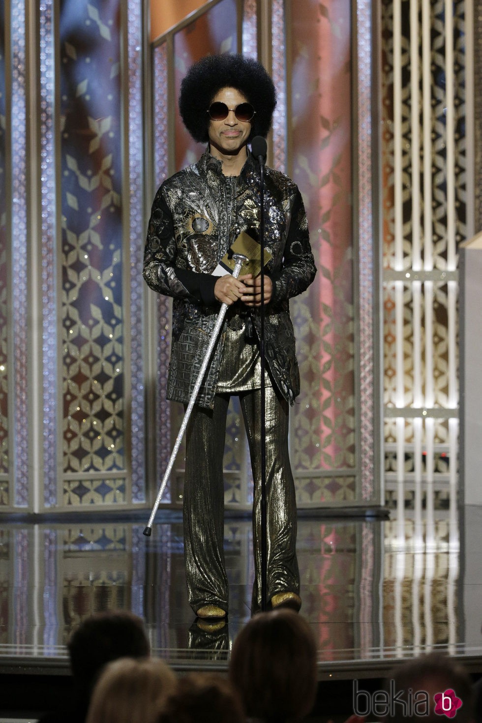 Prince en los Globos de Oro 2015