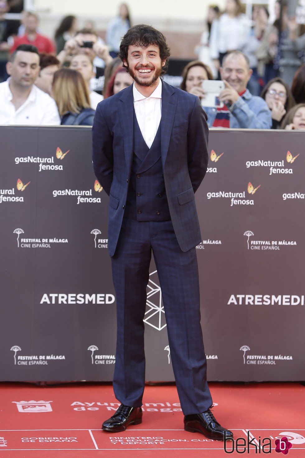 Javier Pereira en la gala de inauguración del Festival de Cine de Málaga 2016