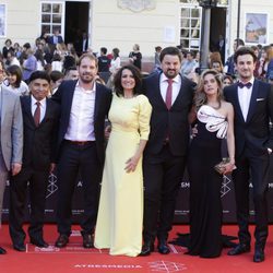 Silvia Abril, María León y Miki Esparbé en la gala de inauguración del Festival de Cine de Málaga 2016