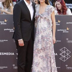 Alberto Ammann y Clara Méndez en la gala de inauguración del Festival de Cine de Málaga 2016