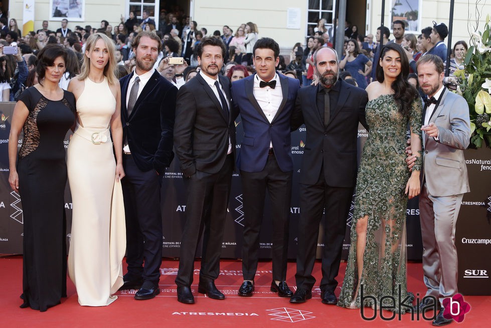 El reparto de 'Toro' en la gala de inauguración del Festival de Cine de Málaga 2016