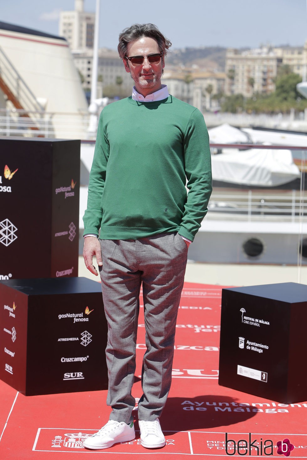 Ernesto Alterio en la presentación de la película 'Rumbos' en el Festival de Málaga 2016