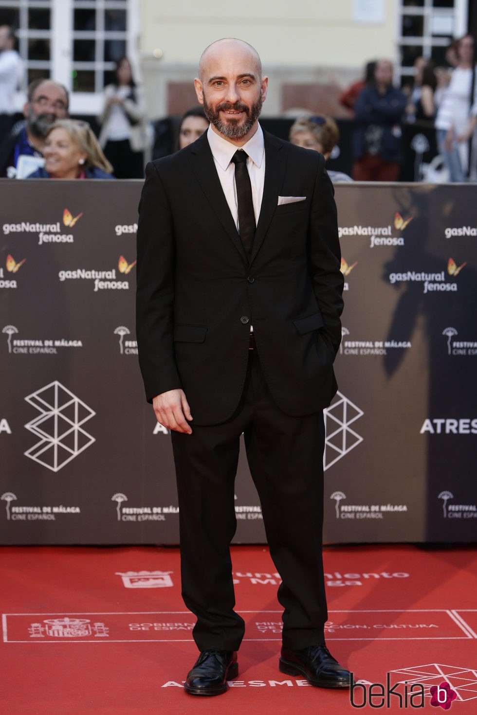 Jaime Ordóñez en la  premiere de la película 'El Signo de Caronte' en el Festival de Málaga 2016